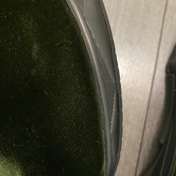 Tom Ford Turner Tasselled Velvet Green Sneakers Size 11 - Picture 16 of 16